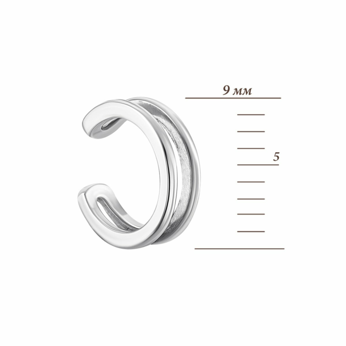 Срібні сережки-кафи.Артикул UG582790