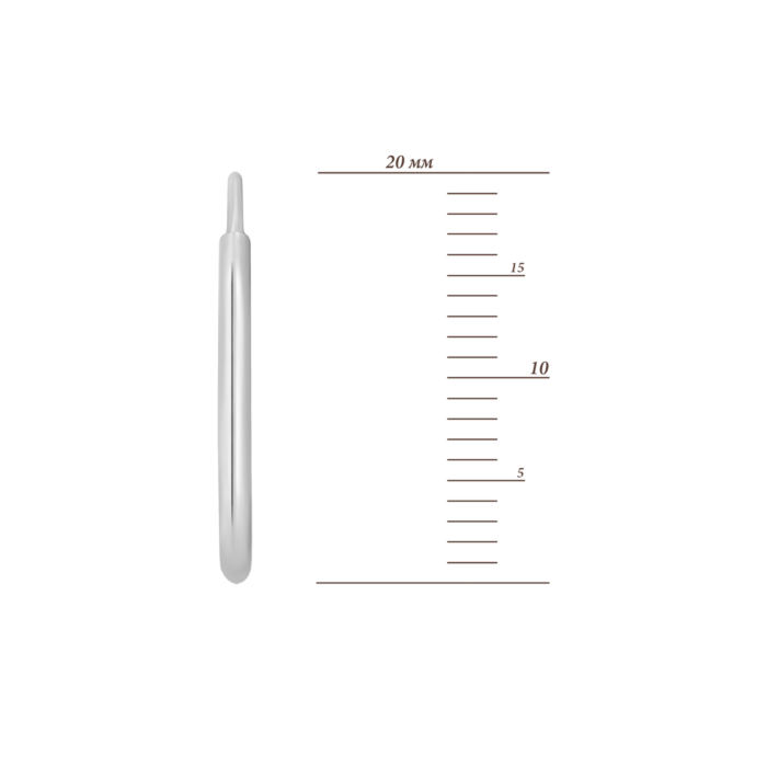 Серебряные серьги-конго.Артикул UG51-5002.0.2