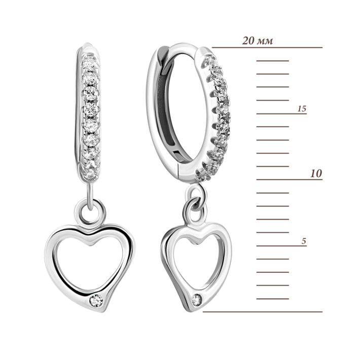 Серебряные серьги-подвески.Артикул UG51EA103993