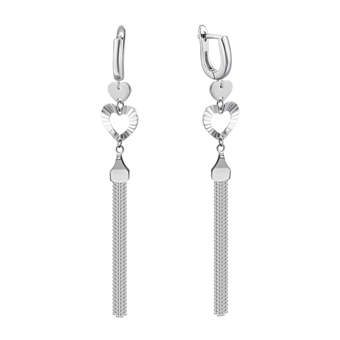 Серебряные серьги-подвески. Артикул UG52E17151