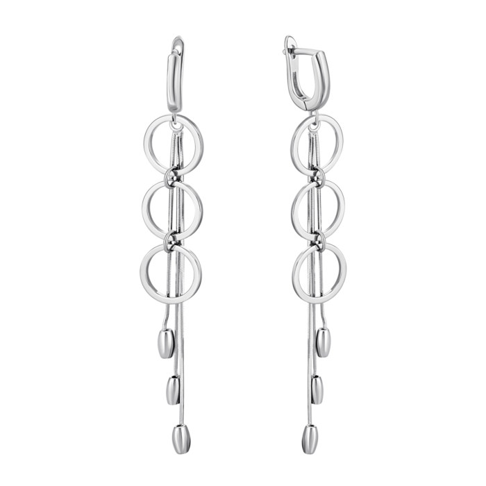Серебряные серьги-подвески. Артикул UG52E23750