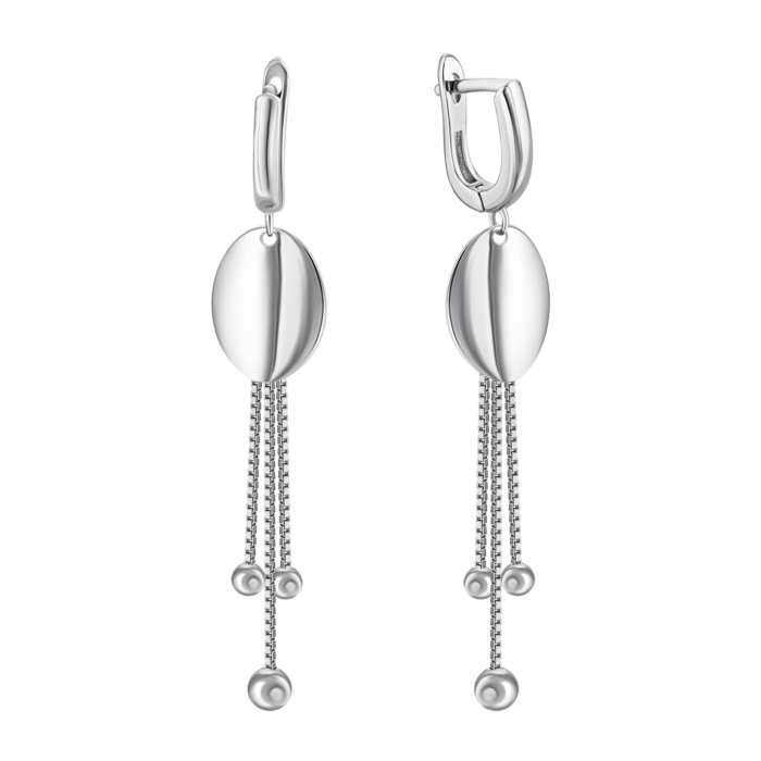 Серебряные серьги-подвески. Артикул UG52E23752