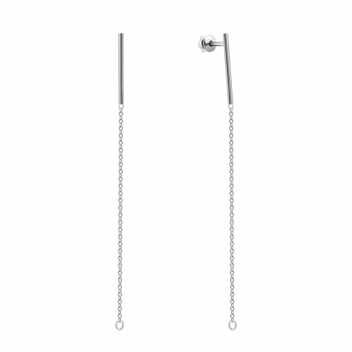 Серебряные серьги-подвески.Артикул UG582817