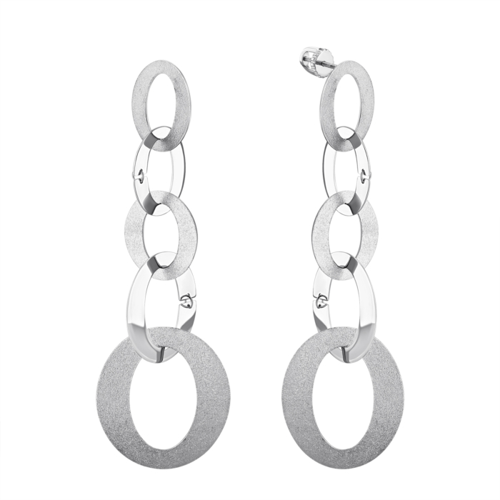 Срібні сережки-підвіски.Артикул UG53FE-03817-4
