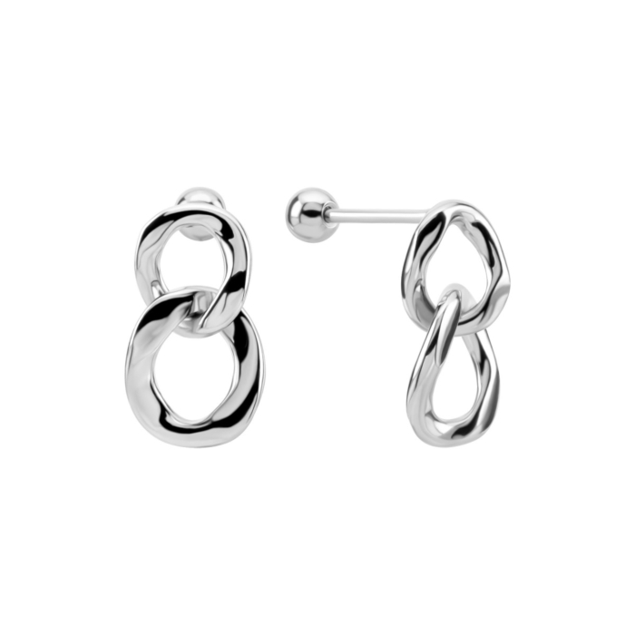 Срібні сережки-підвіски. Артикул UG5B00868