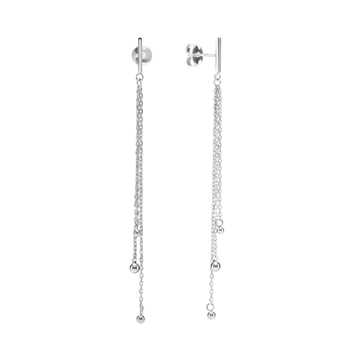 Серебряные серьги-подвески. Артикул UG5B04540
