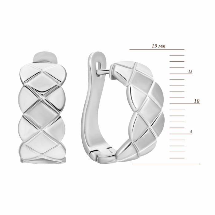 Серебряные серьги.Артикул UG5SE37802