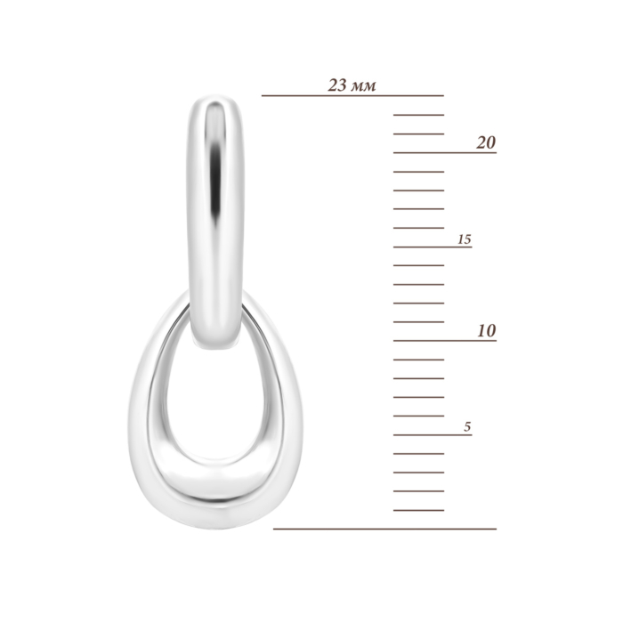 Срібні сережки.Артикул UG5SZDE00254