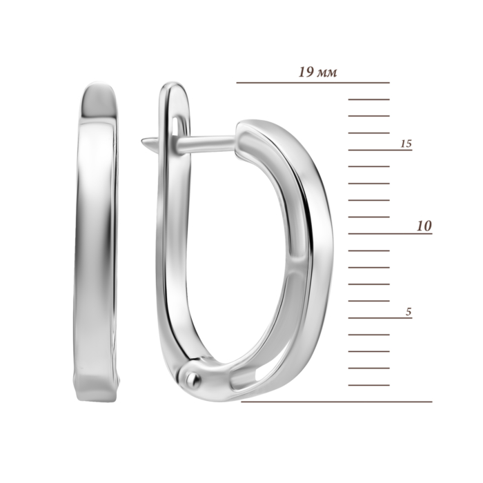 Срібні сережки. Артикул UG5ВС-445р