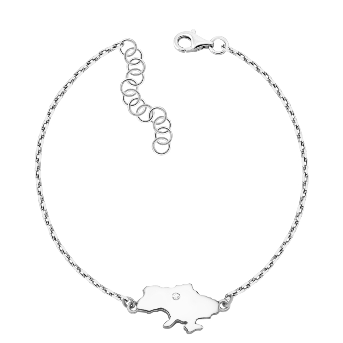 Срібний браслет Україна. Артикул UG54133_1u