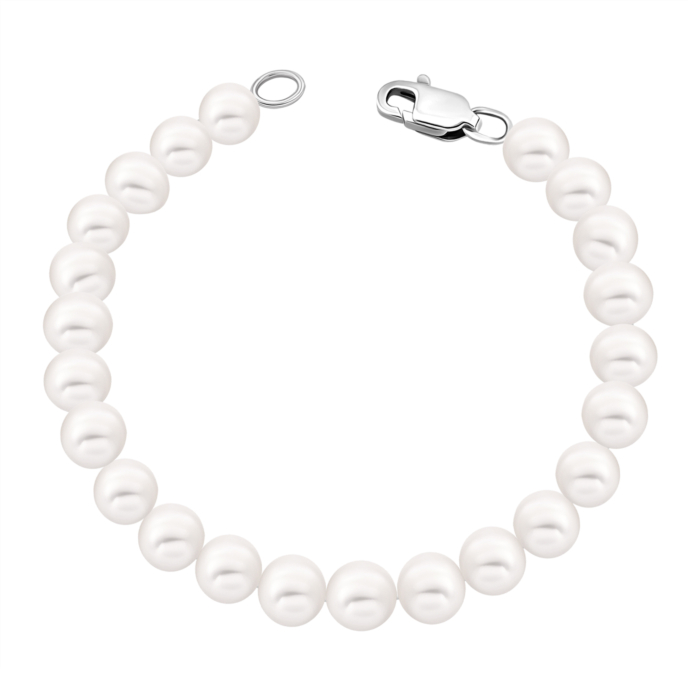 Срібний браслет з перлами.Артикул UG5PS0707бр