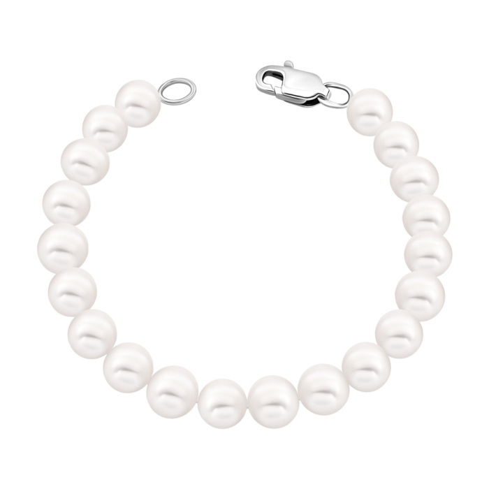 Срібний браслет з перлами. Артикул UG5PS0808бр