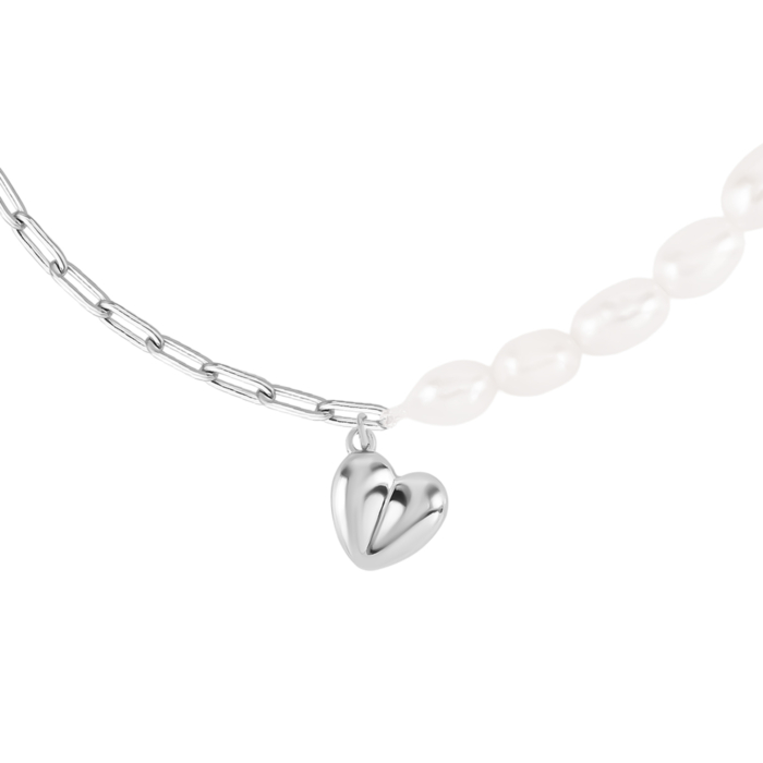 Серебряный браслет с жемчугом. Артикул UG5D05366