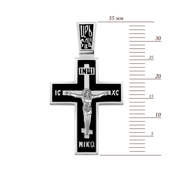 Серебряный крестик.Артикул UG53105 Р