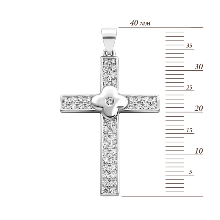 Срібний хрестик.Артикул UG51PE45927