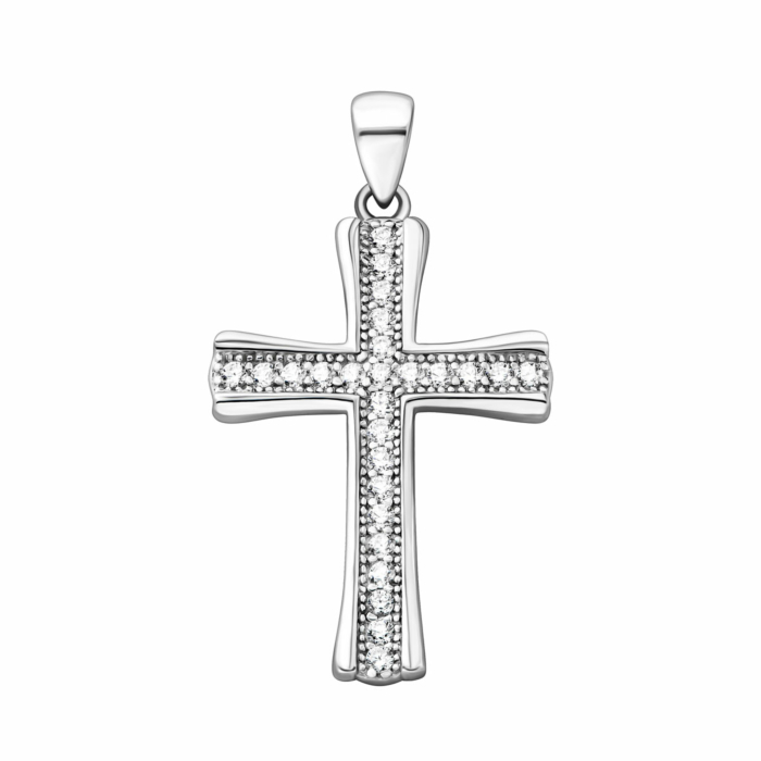 Срібний хрестик.Артикул UG5G00041