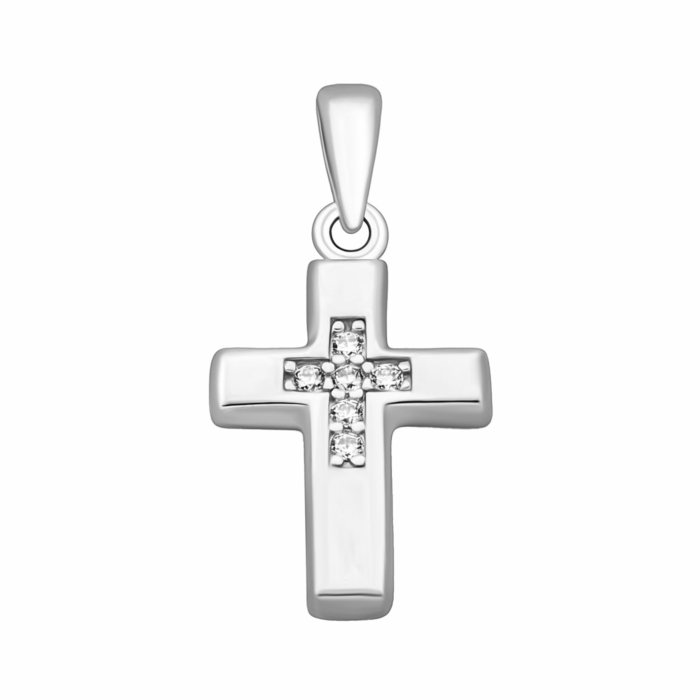 Срібний хрестик.Артикул UG5SZ100
