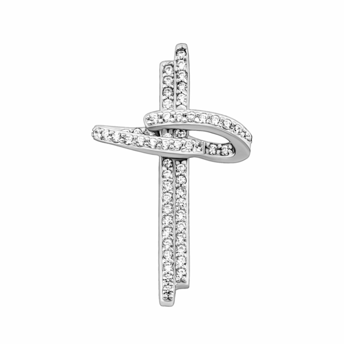 Серебряный крестик.Артикул UG5SZ204