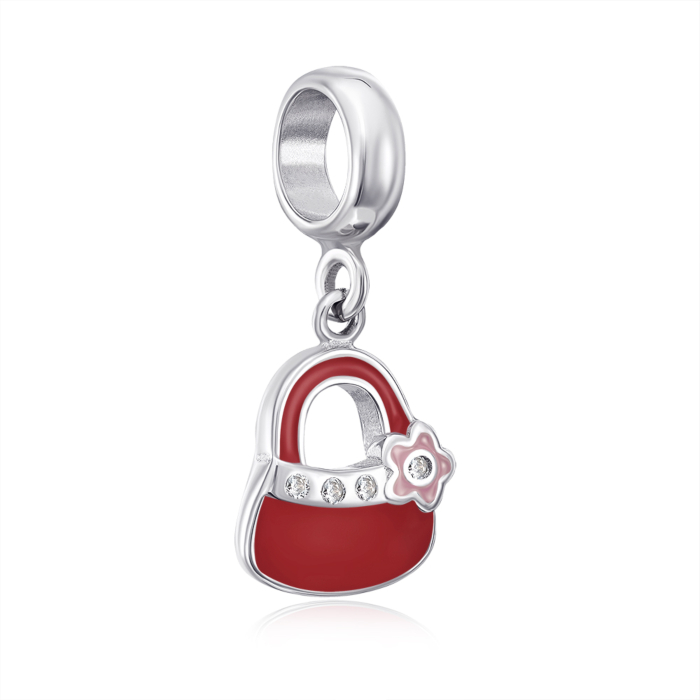 Срібна намистина шарм з емаллю. Артикул G0570-P/12/3462