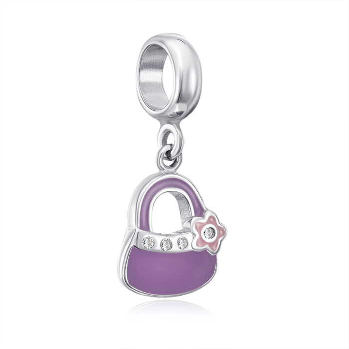 Срібна намистина шарм з емаллю. Артикул G0570-P/12/3463