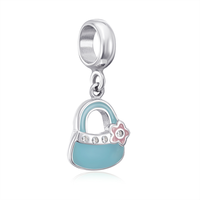 Срібна намистина шарм з емаллю. Артикул G0570-P/12/3473