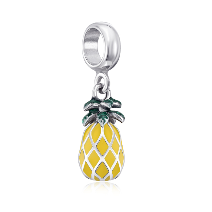 Срібна намистина шарм з емаллю. Артикул G3644-P/12/2005