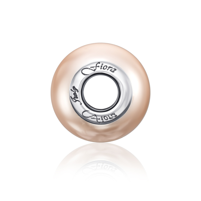 Срібна намистина шарм з перламутром. Артикул GPN10158-P/12/3247