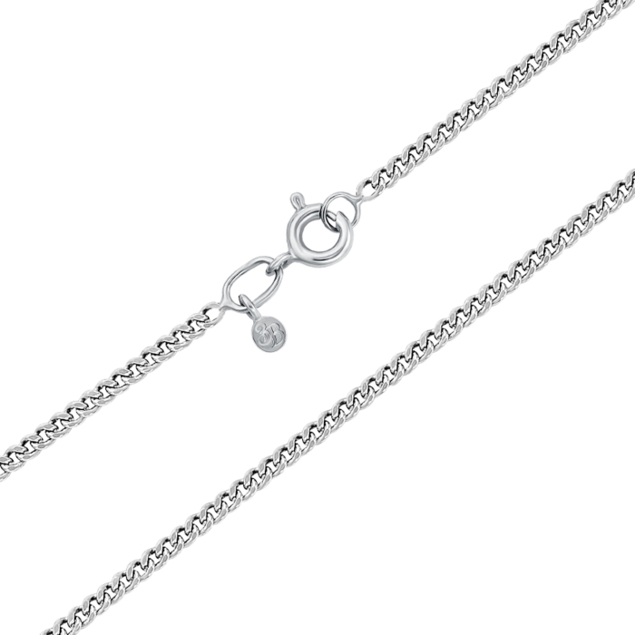 Серебряная цепочка без вставки. Артикул 66938-1-8/12 (с66938/3)