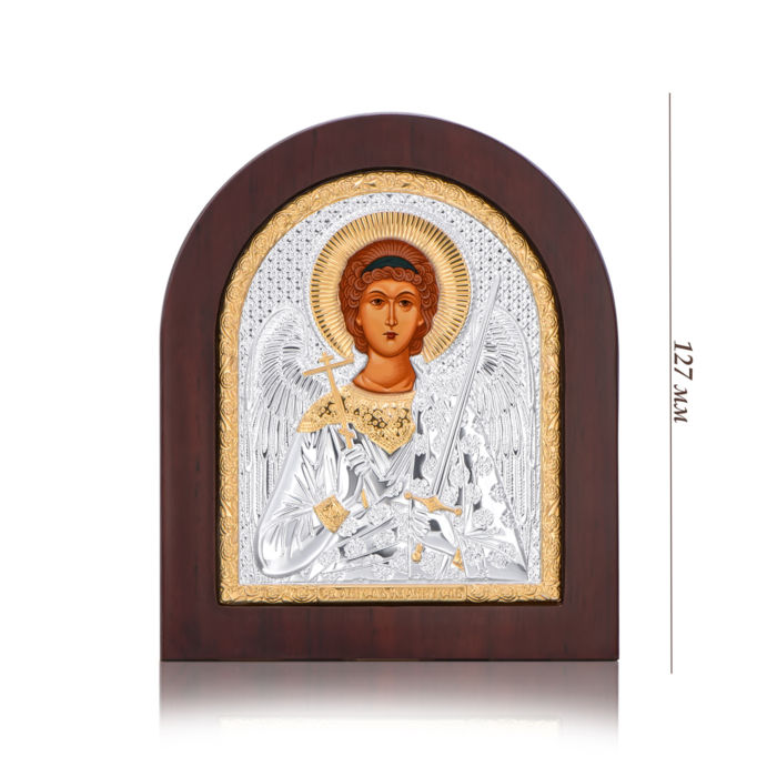 Срібна ікона «Янгол Охоронець». Артикул EP3-172XAG