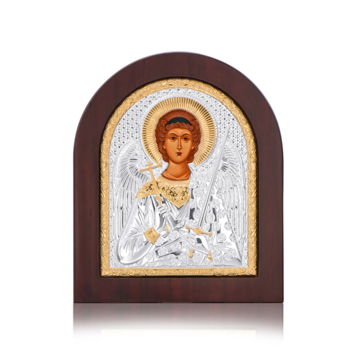 Срібна ікона «Янгол Охоронець». Артикул EP3-172XAG