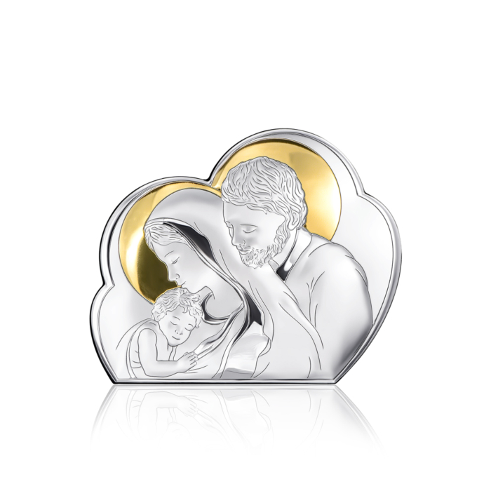 Срібна ікона «Св. Сімейство». Артикул 81245 2L