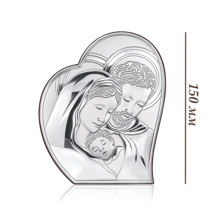 Срібна ікона «Св. Сімейство Католицьке». Артикул 81050.2L