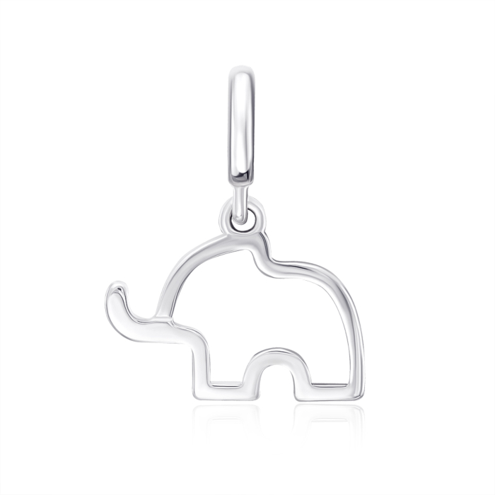 Срібна підвіска без вставки. Артикул 35292/12/1