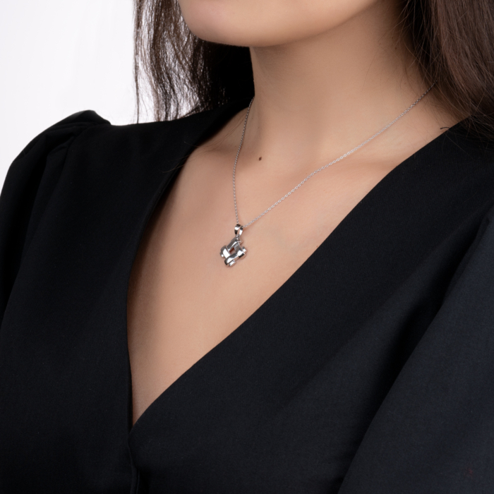 Срібна підвіска без вставки. Артикул 35334/12/1