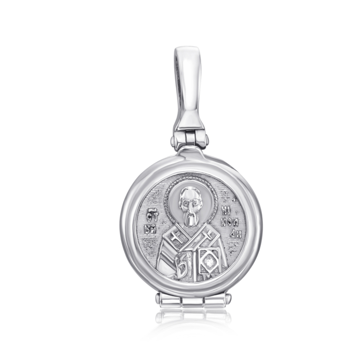 Срібна підвіска-ладанка без вставки. Артикул 35254/12/1