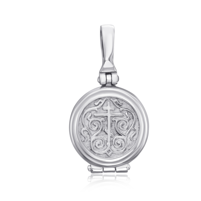 Срібна підвіска-ладанка без вставки. Артикул 35254/12/1