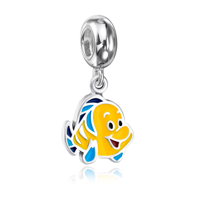 Срібна підвіска «Рибка» з емаллю. Артикул G2382-P/12/898