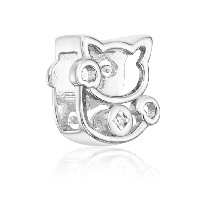 Срібна підвіска-шарм. Артикул HS-1461-S-P/12/1