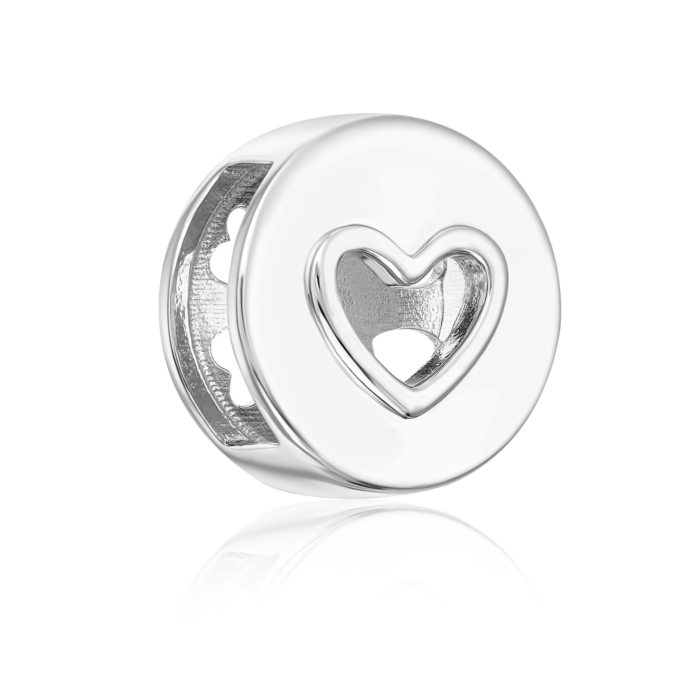 Срібна підвіска-шарм. Артикул HS-1464-S-P/12