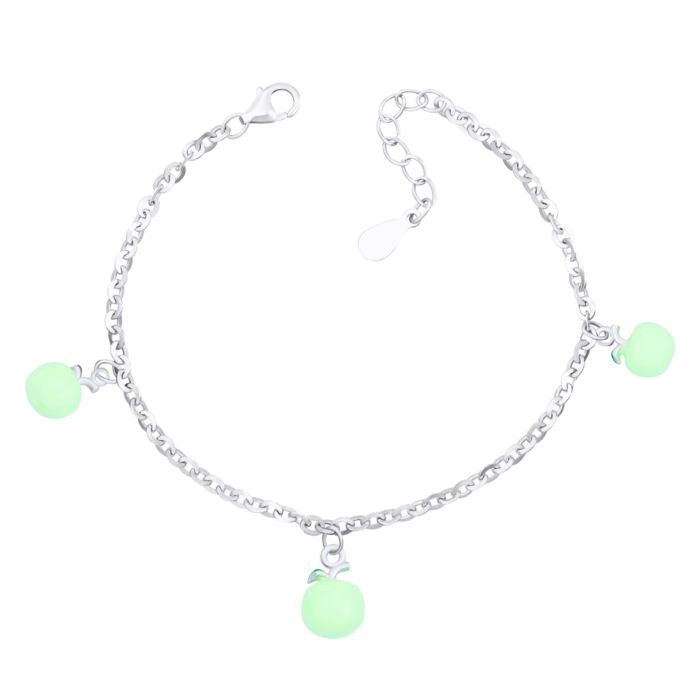 Срібний браслет з емаллю. Артикул 2F18945-B/12/3945