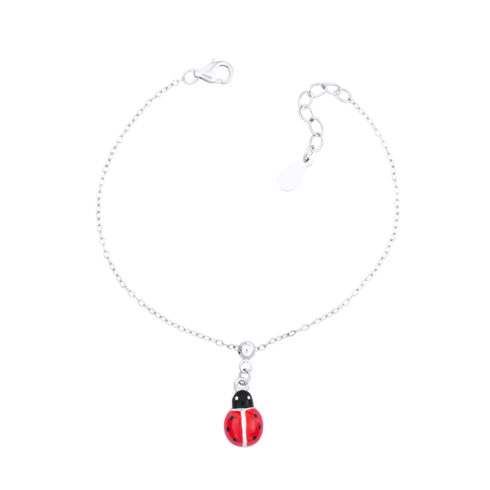 Срібний браслет з емаллю. Артикул 2F18997-B/12/355