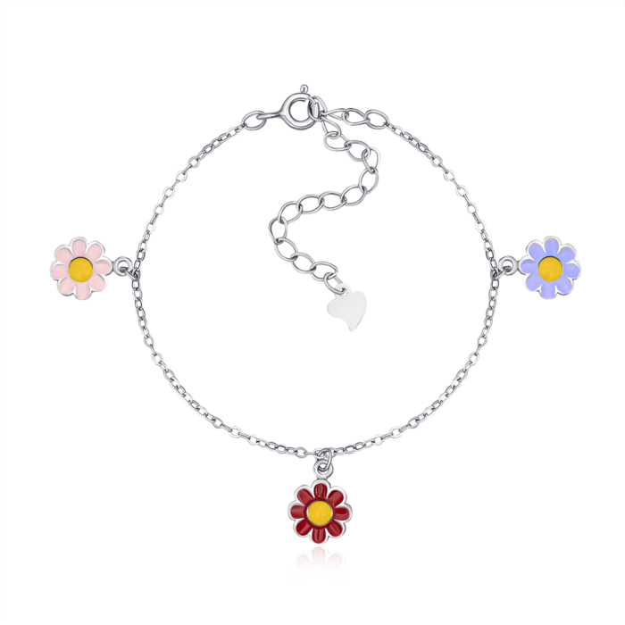 Срібний браслет з підвісками. Артикул H2097-B/12/3615