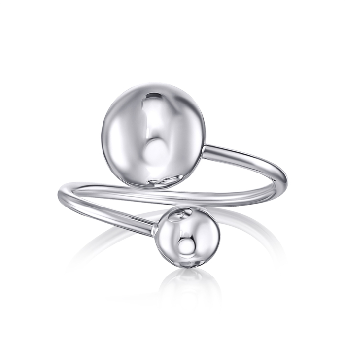 Золота каблучка з шарами. Артикул 01915/02/1