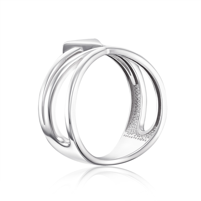 Серебряное кольцо без вставки. Артикул 001012/12/1