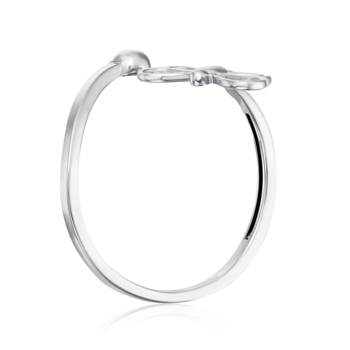 Срібна каблучка без вставки. Артикул 001061/12/1