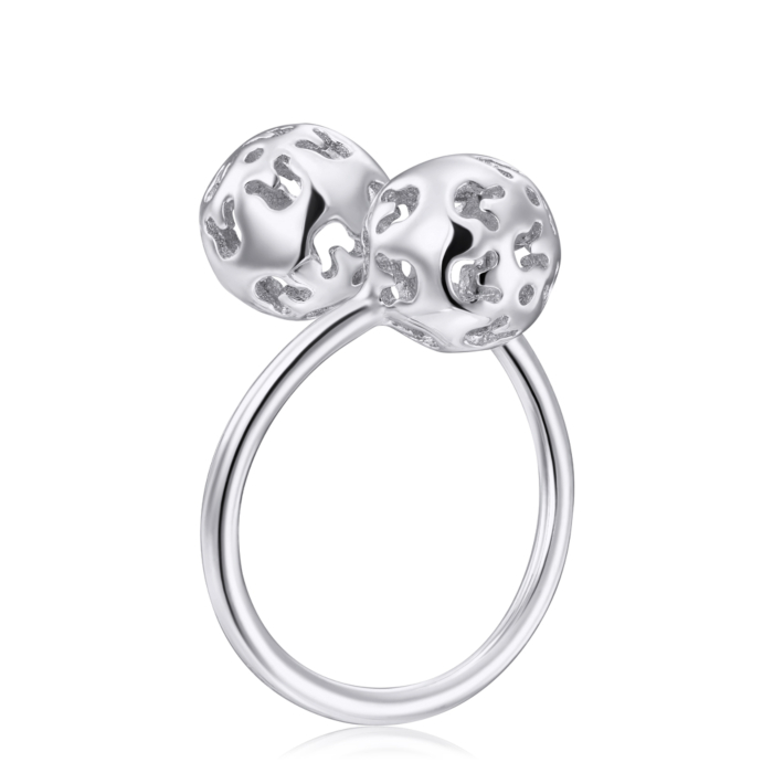 Серебряное кольцо без вставки. Артикул RPB024-R/12