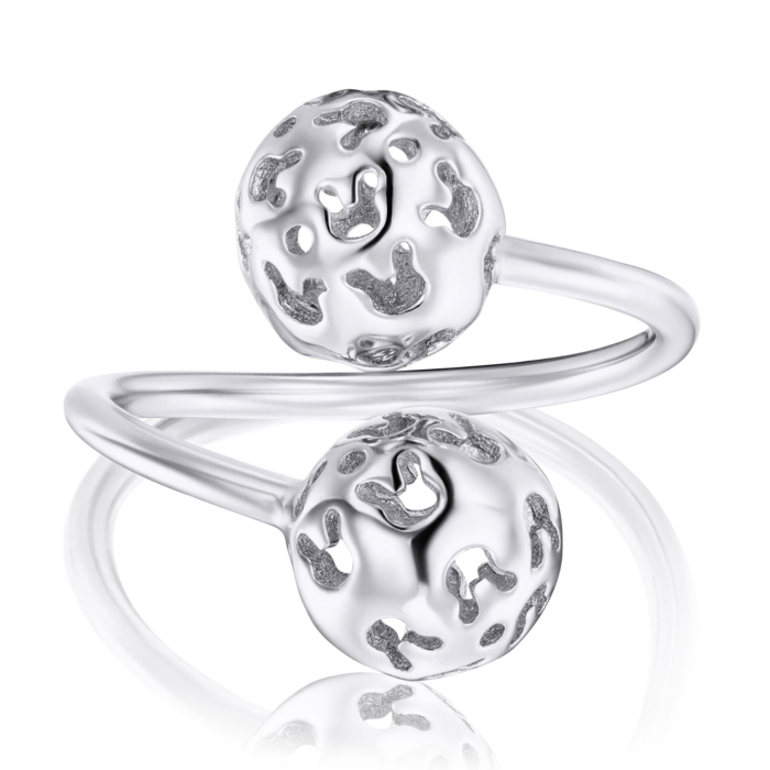 Серебряное кольцо без вставки. Артикул RPB024-R/12