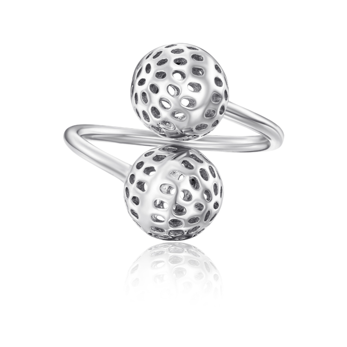Серебряное кольцо без вставки. Артикул RPB025-R/12