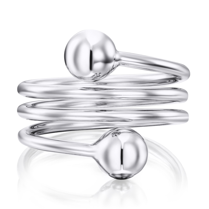 Серебряное кольцо без вставки. Артикул RPB030-R/12