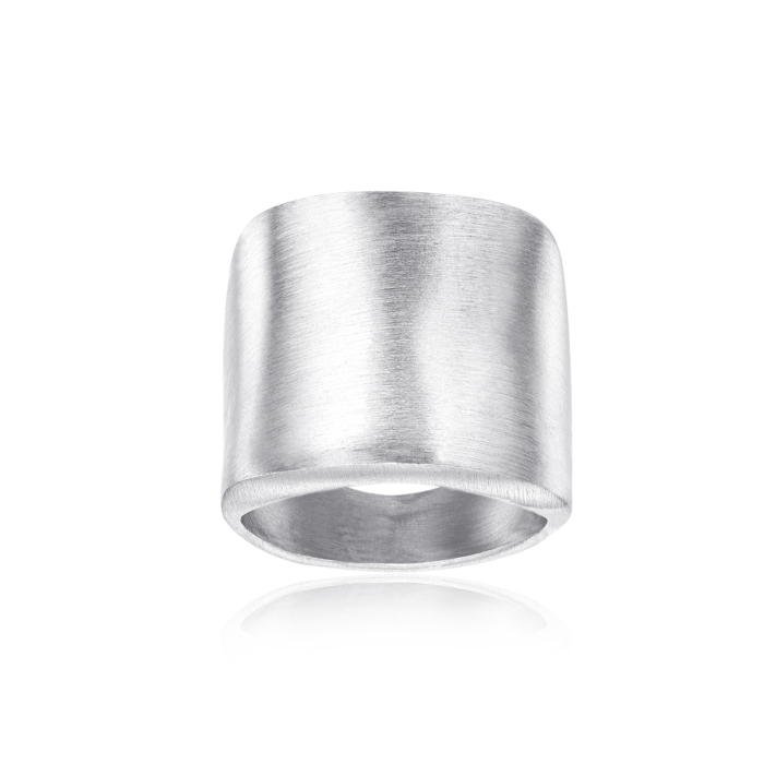 Срібна каблучка без вставки. Артикул S-AN-04-045/A/R-R/12